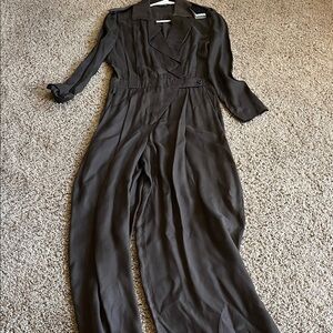 Women’s Brown Long Sleeve Jumpsuit